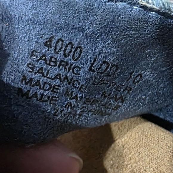 Minnetonka Patchwork Denim Sandals, Size 10 - Picture 9 of 11